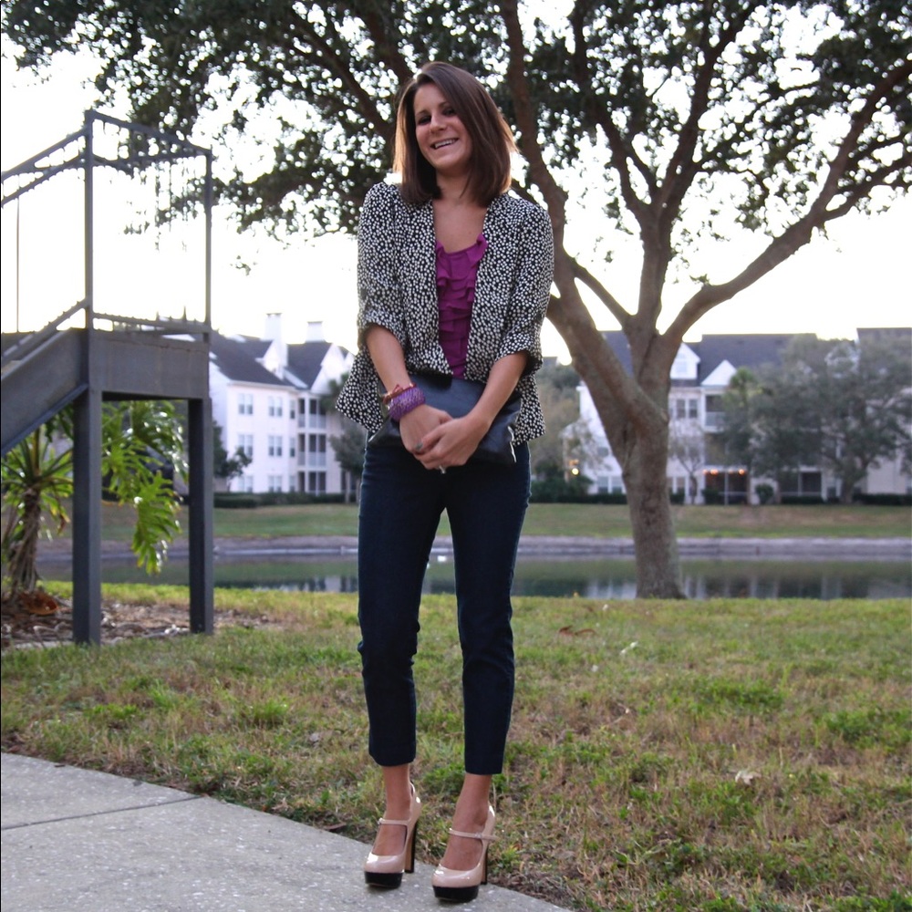 Dotted blazer